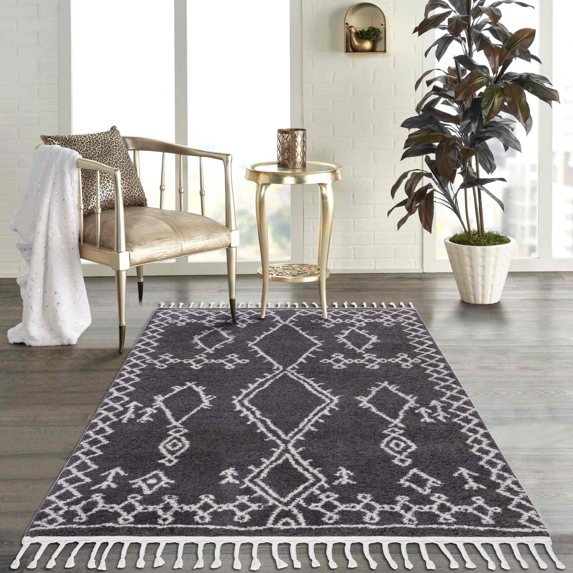 Tribal Moroccan Shaggy Rugs #11