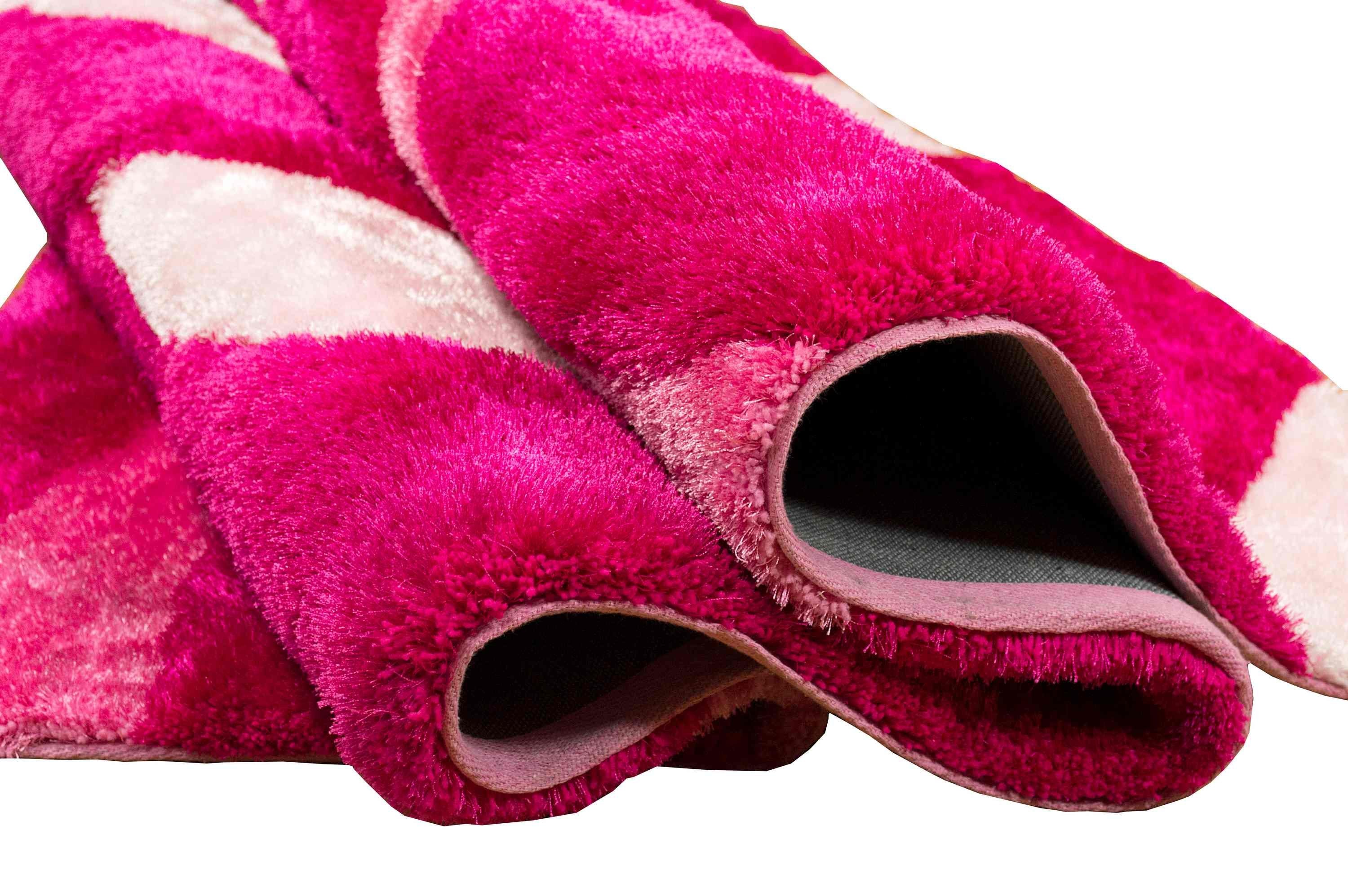 3-D Hand Carved Shaggy Rug #06