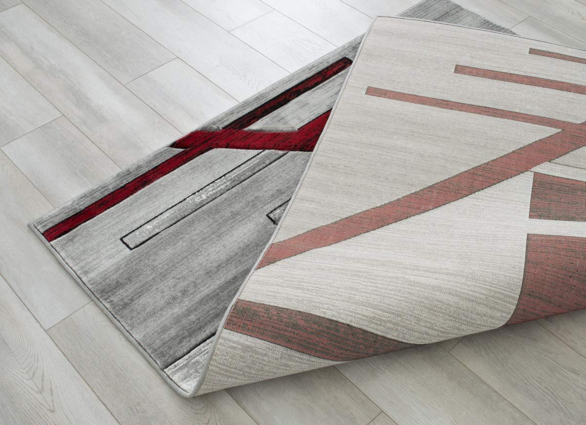 Monochromatic Rug/Linier Design Hand Carved 11