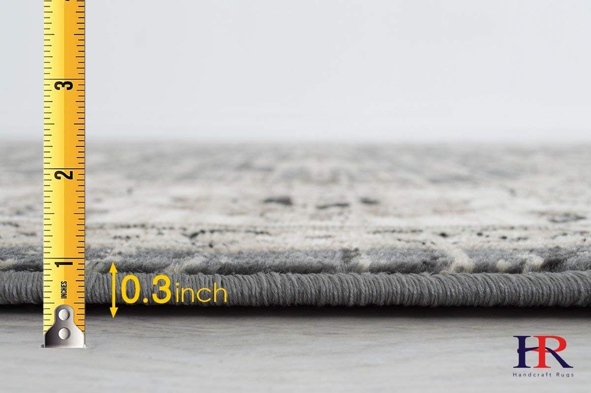 Ziegler Pattern Distressed Rug #91