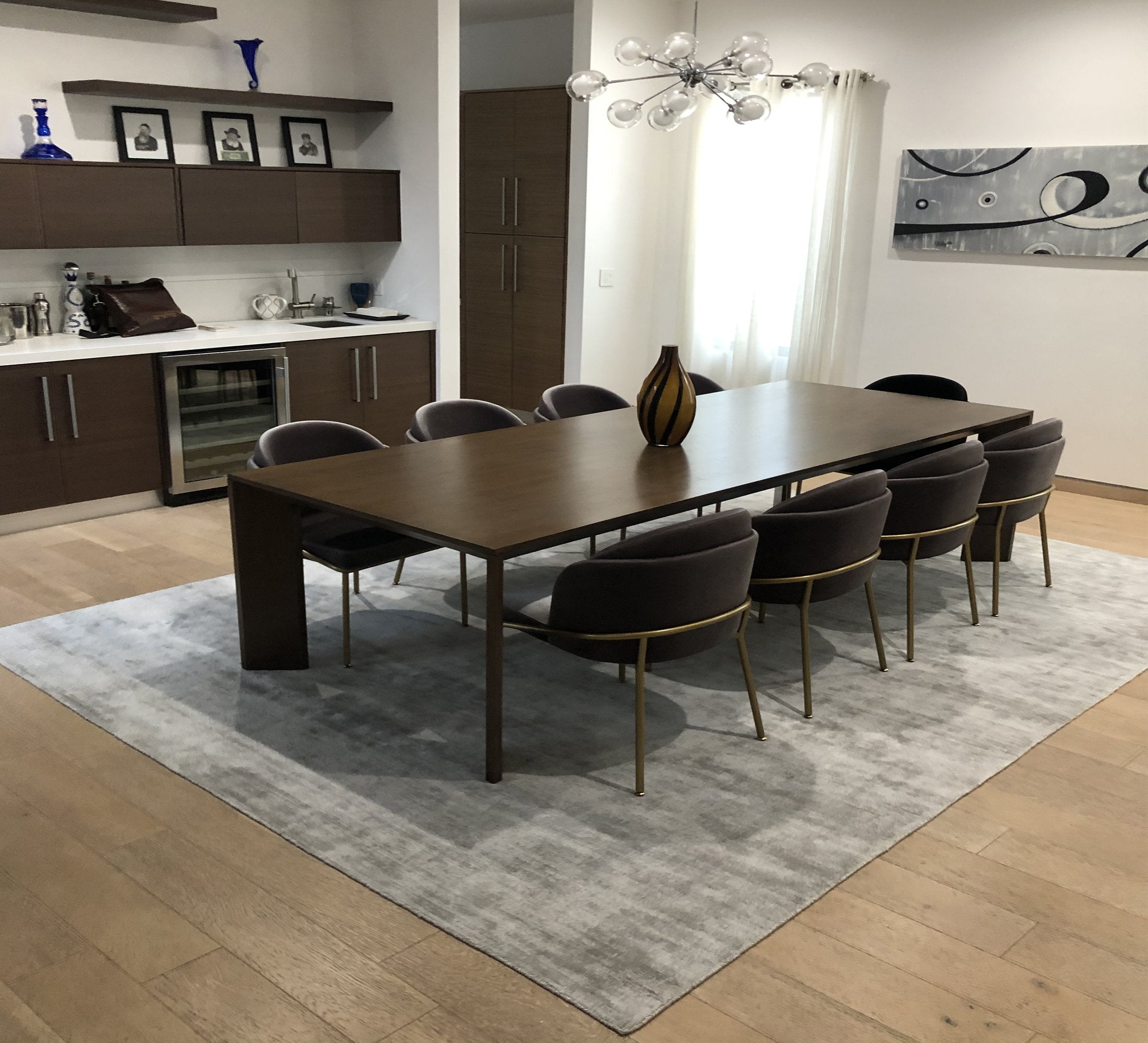 Rugs Tencel Ultra-Soft Hand Knotted in India Rugs Art Collection