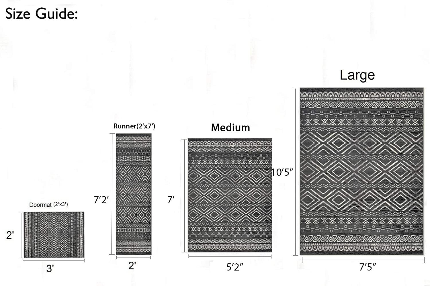 Southwestern Rug for Living Room Trellis #36