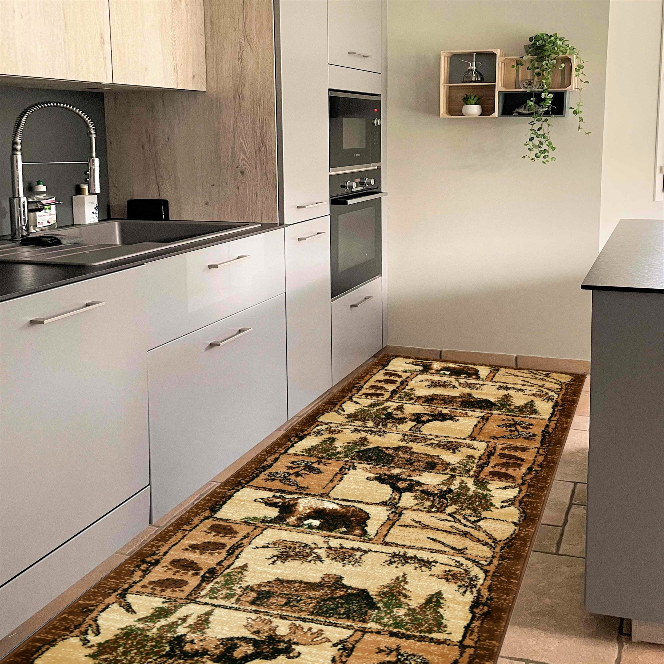 HR Lodge Cabin Area Rugs #62