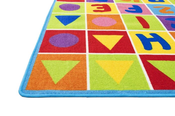 Letters and Numbers Non-Slip Rug