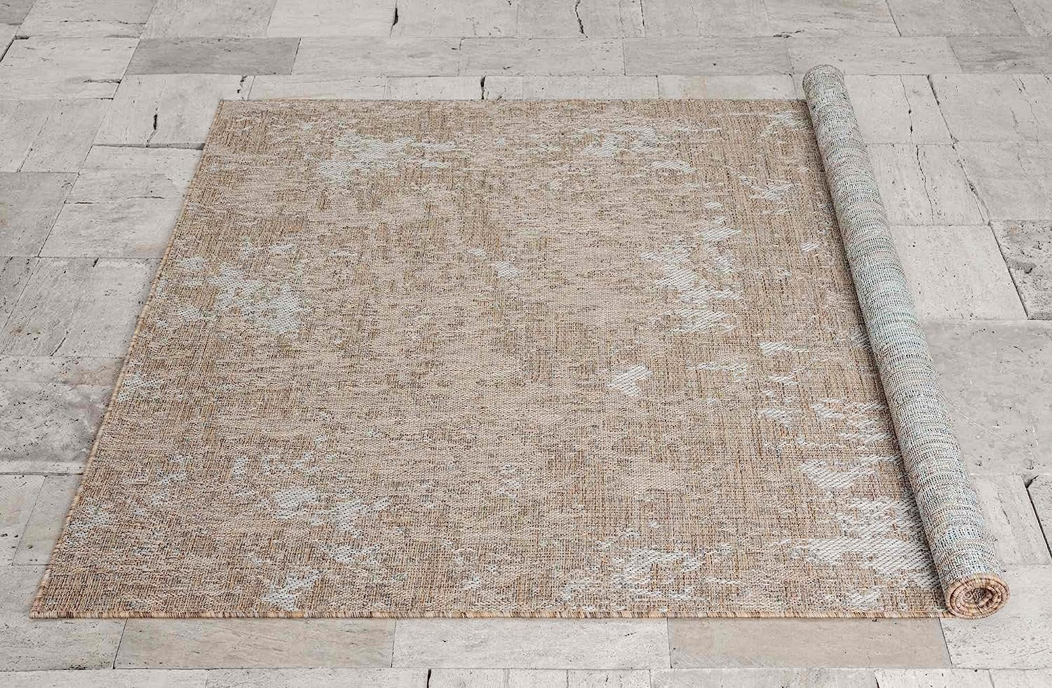 Waterproof Abstract Outdoor Rug - Fade Resistant & Easy Clean