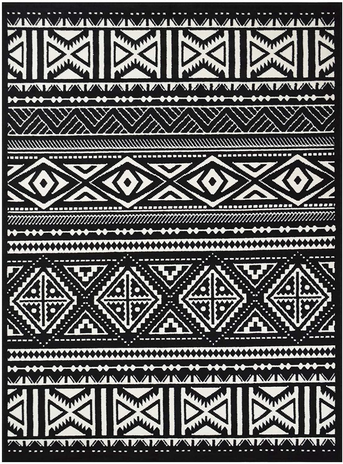 Southwestern Rug for Living Room Antiqued Trellis Black and White Area Rug Boho D????cor Rugs for Bedroom