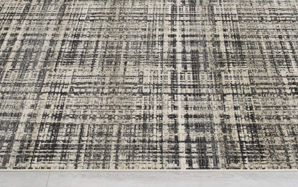 Checkered Abstract Pattern Distressed- Modern Vintage #98