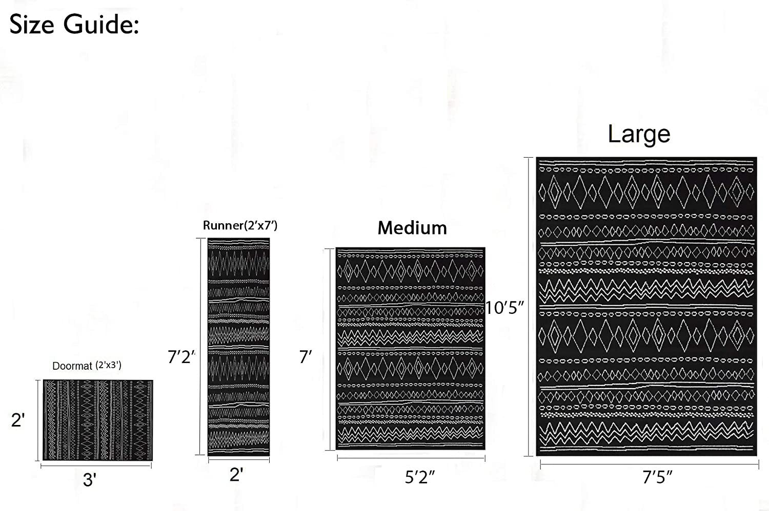 Southwestern Rug for Living Room Antiqued Trellis Black and White Area Rug Boho D????cor Rugs for Bedroom
