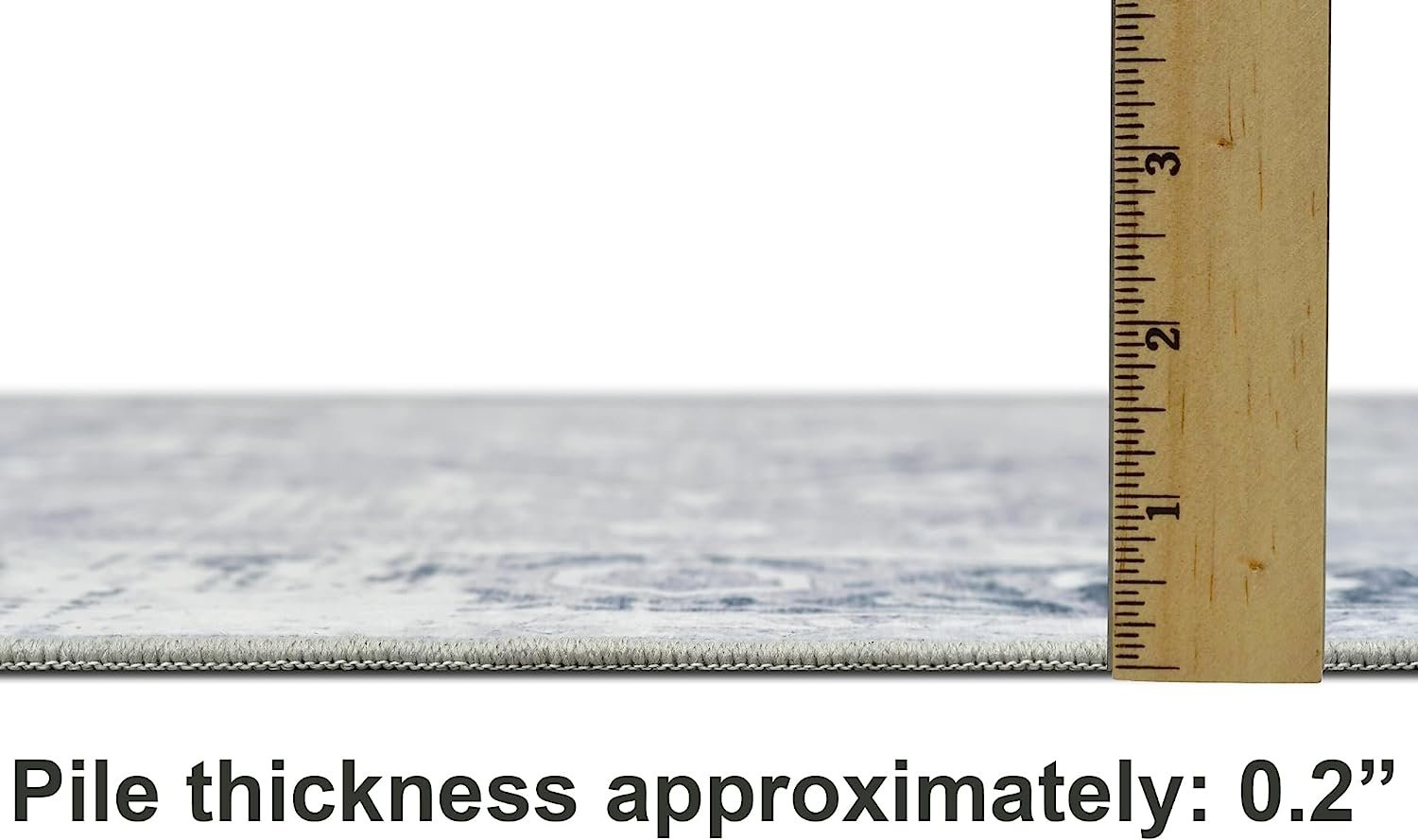 HR Bohemian Area Rug - Non-Slip Rubber Backing #1116