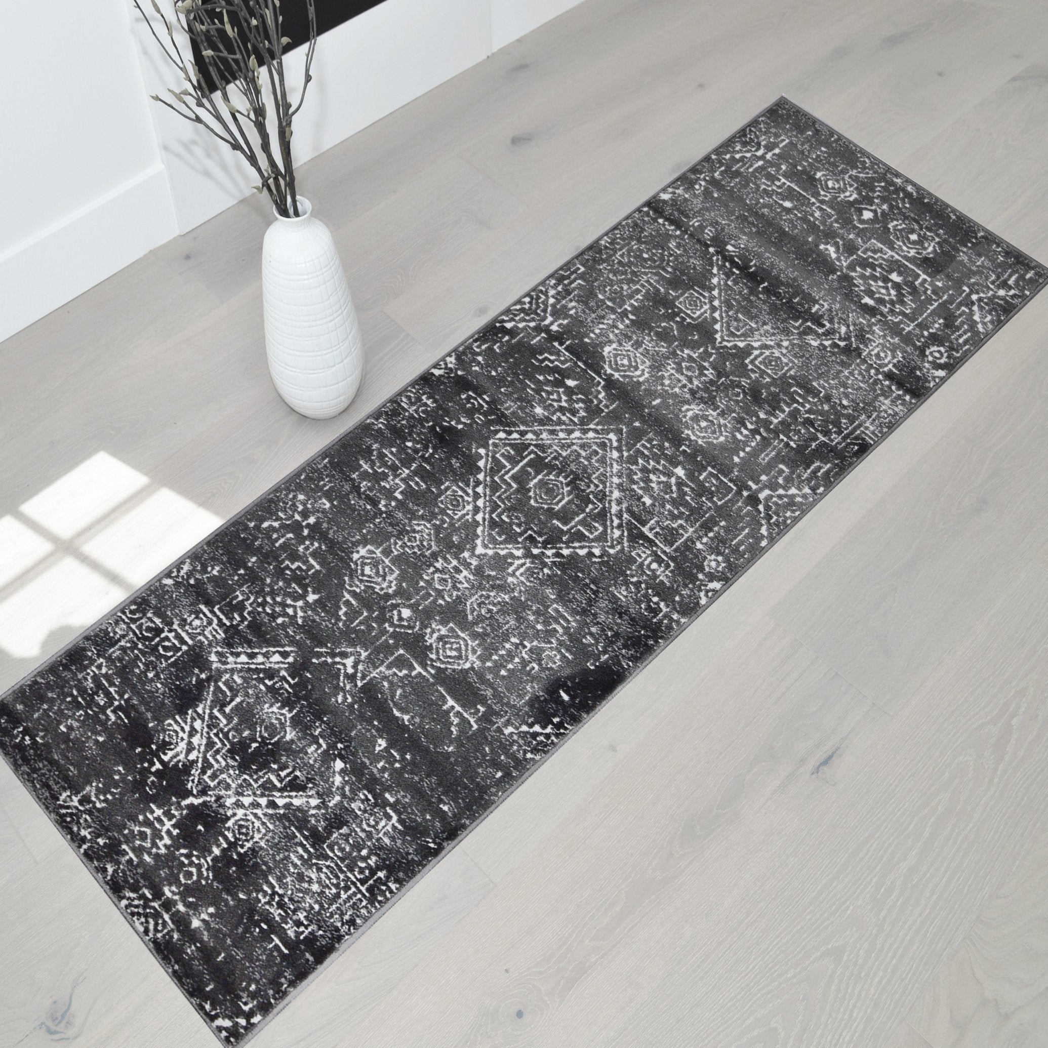 Rugs Bohemian Ultra-Soft, Easy Clean -Vintage Distressed 03