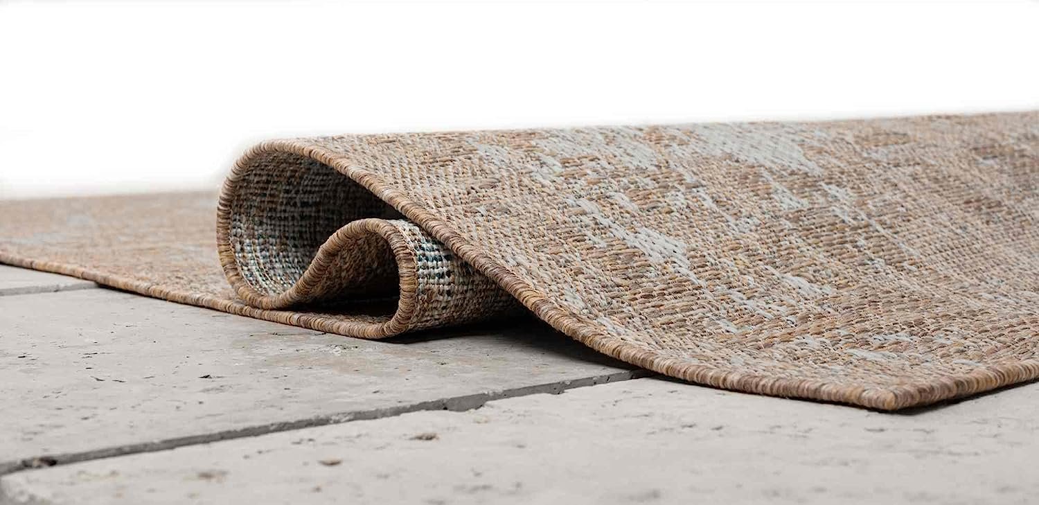 Waterproof Abstract Outdoor Rug - Fade Resistant & Easy Clean