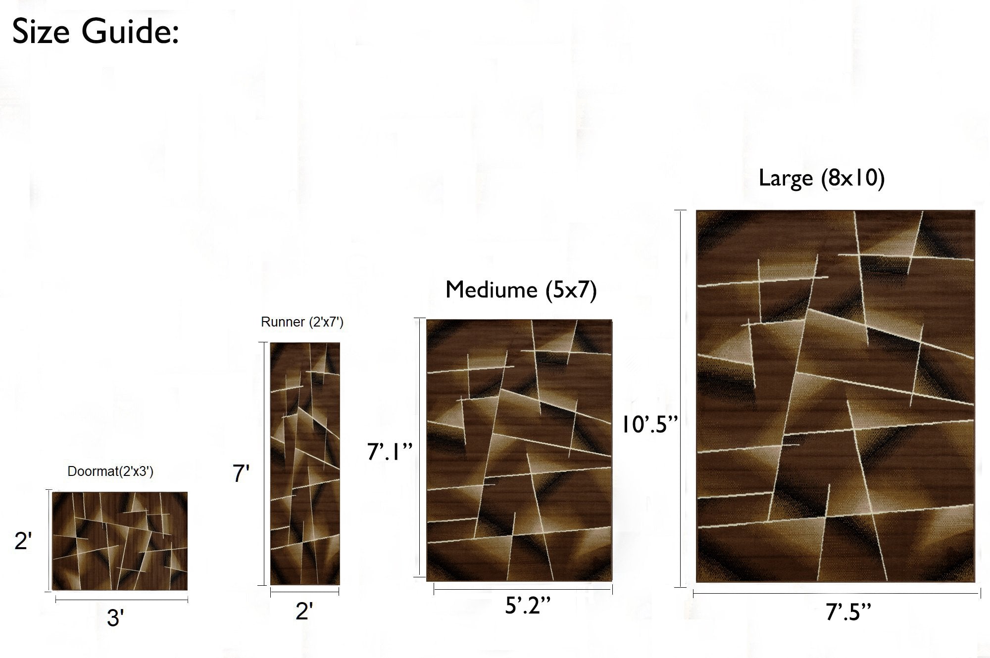 Square Rug Comfy shed Free Stain Resistant 41