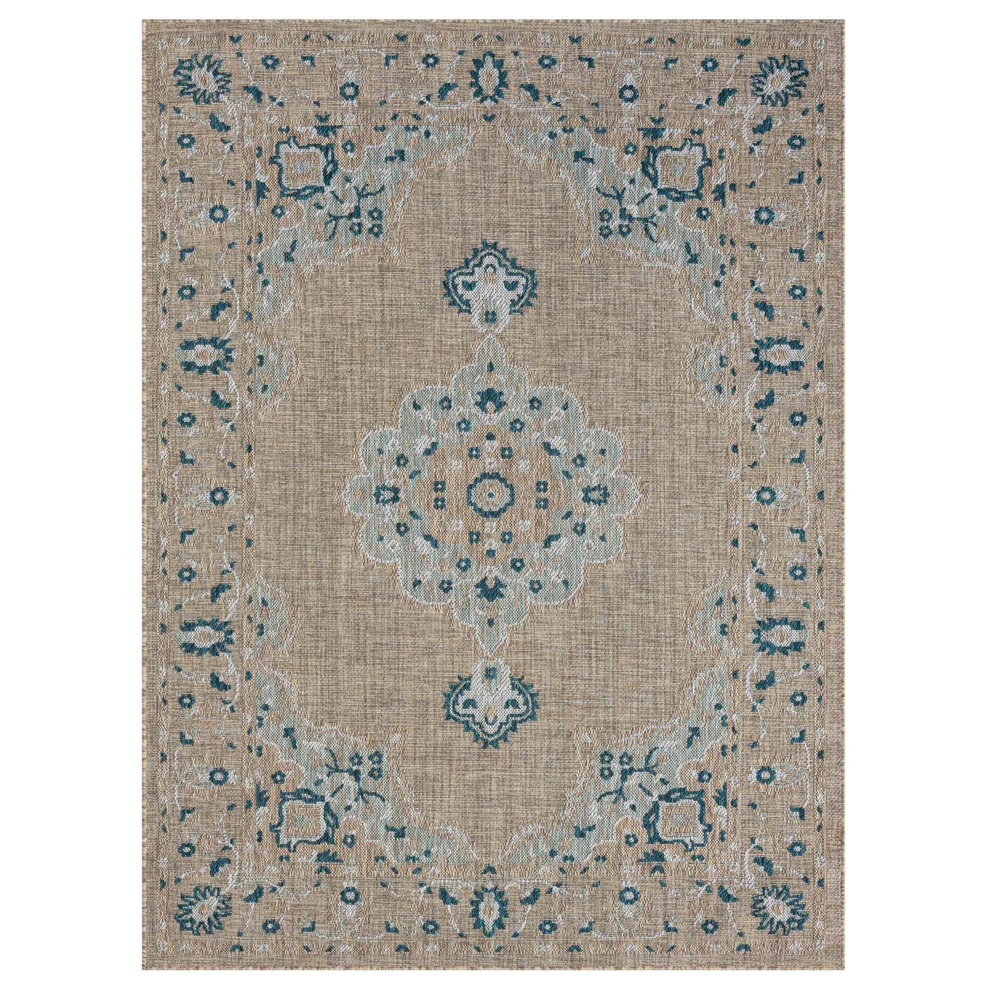 Bohemian Outdoor Rug – Waterproof and Fade-Resistant – 5x7 & 8x10 Sizes