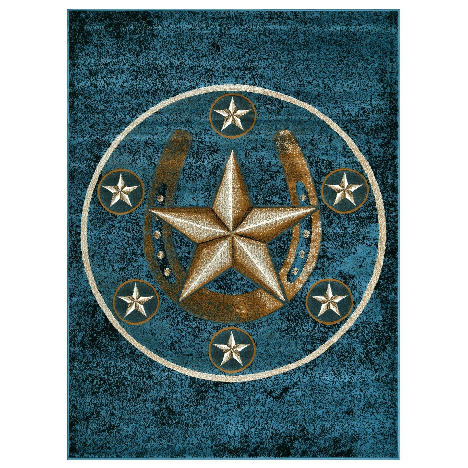 Texas Star Cowboy Area Rug For Livingroom #64