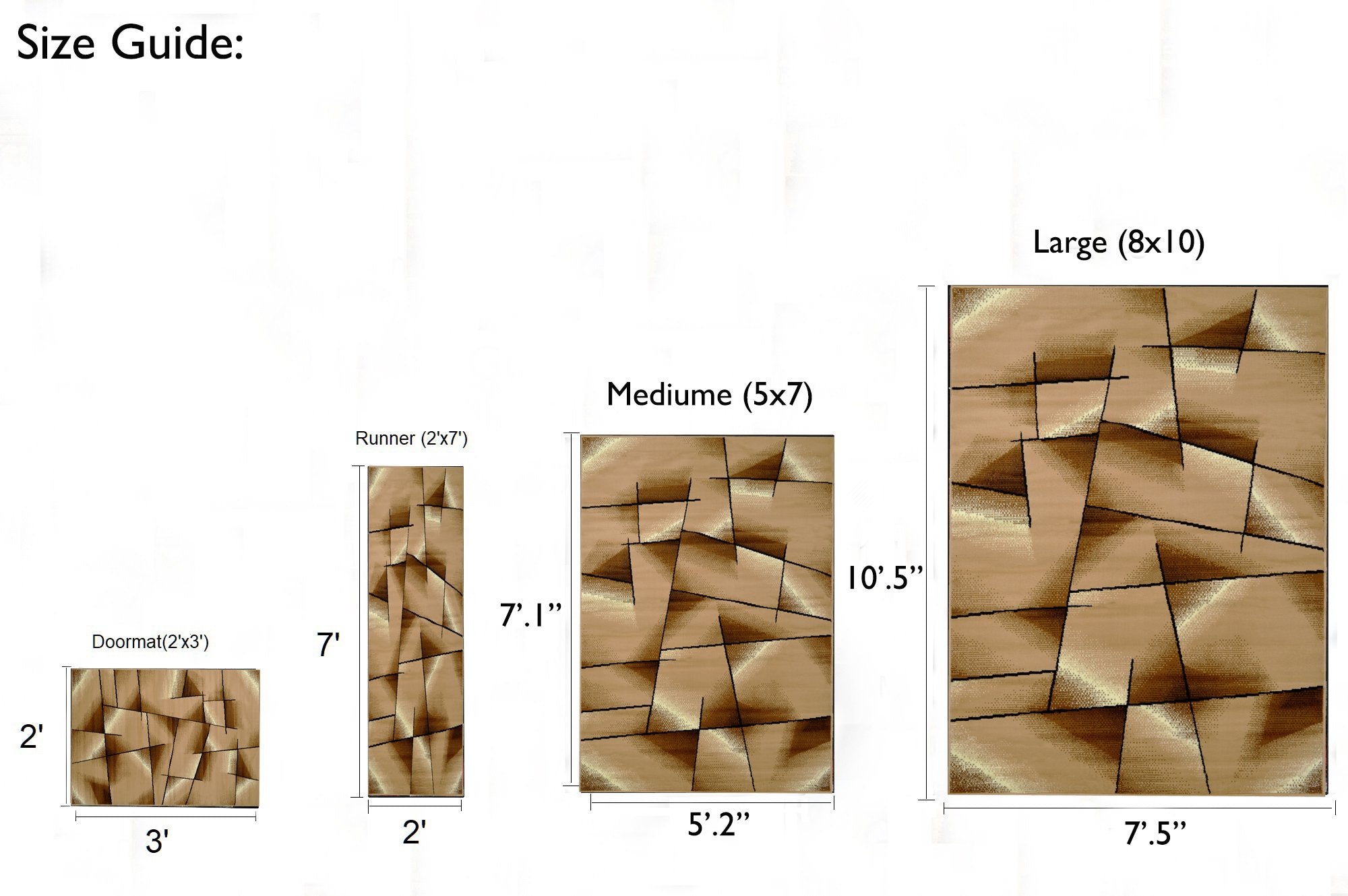 Square Rug Comfy shed Free Stain Resistant 41