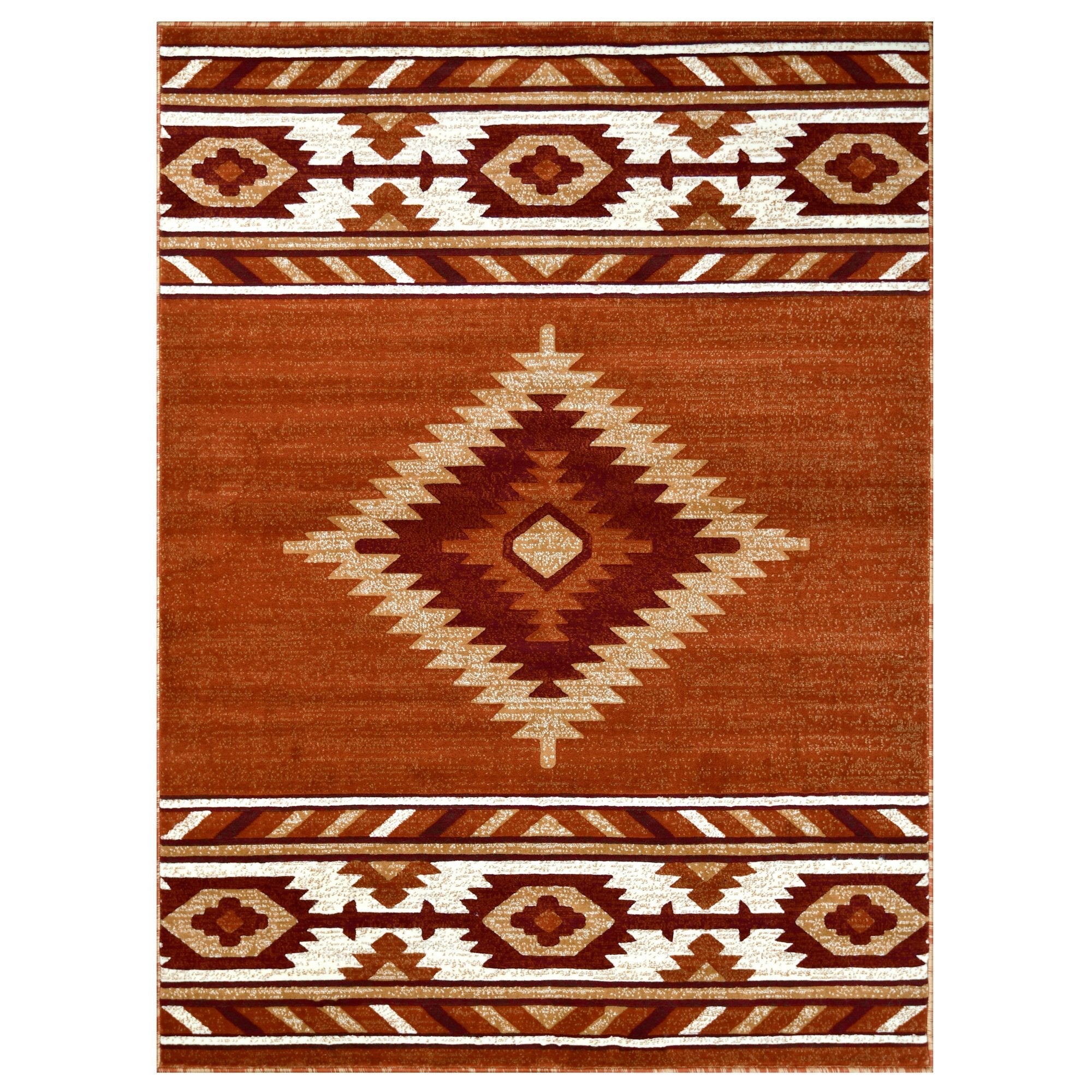 HR Southwestern Rugs Tribal Medallion #1241