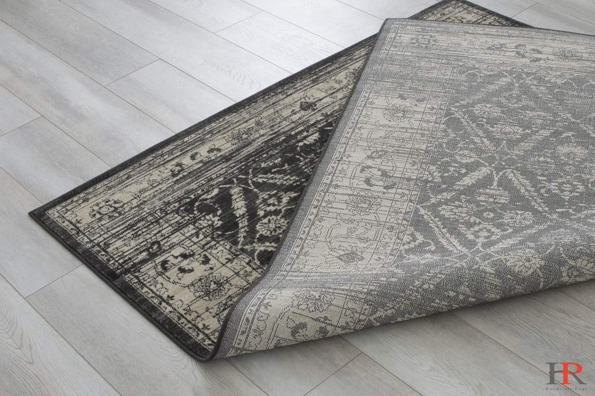 Allover Pattern Distressed Rug #95