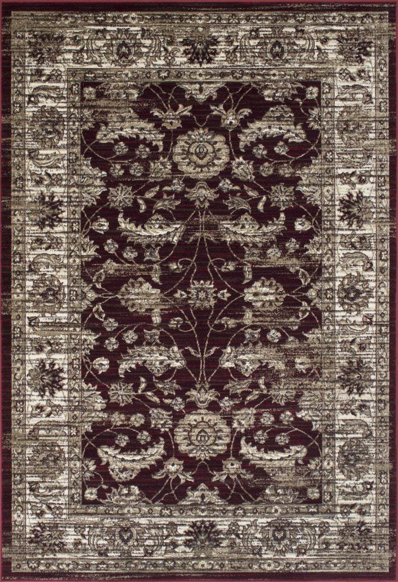 Ziegler Pattern Distressed Rug #91