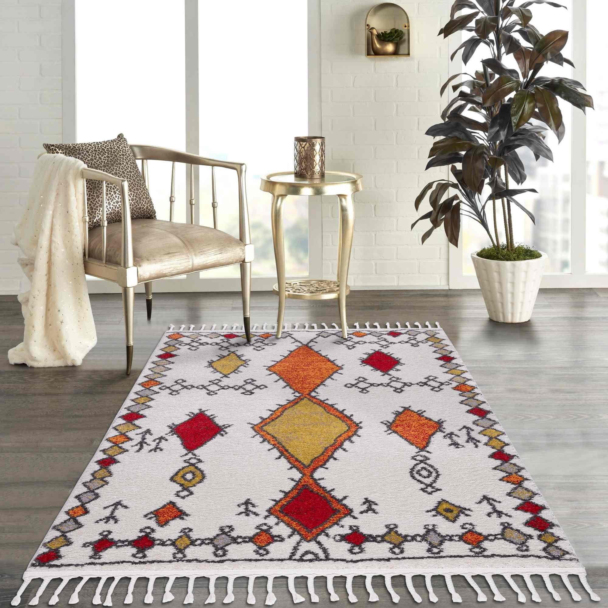 Tribal Moroccan  Shaggy Rugs #11