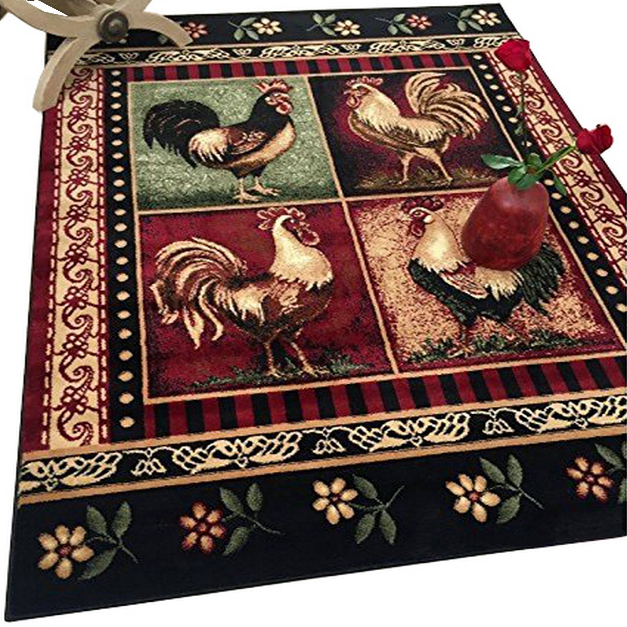 HR Rooster Rug