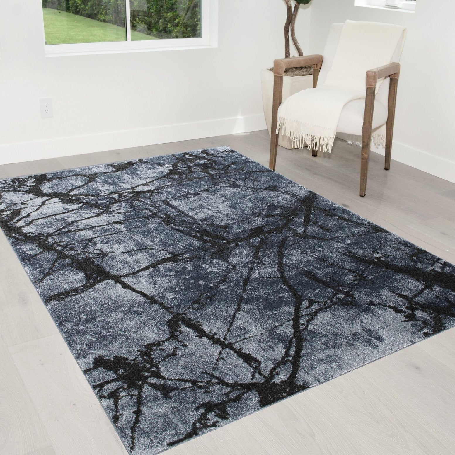 Marble Pattern Abstract Fashion Rug #81