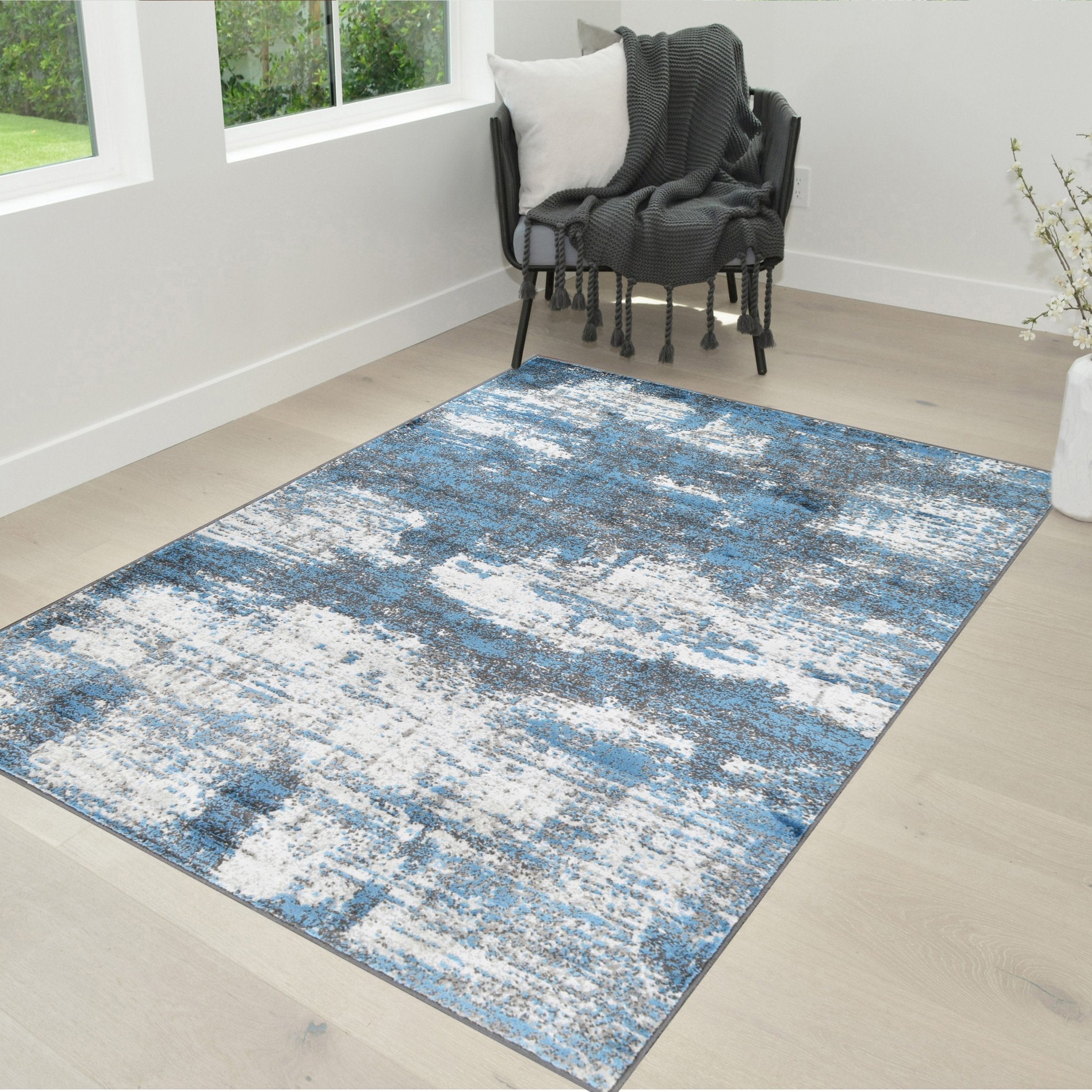 Luxury Rugs Contemporary Ultra-Soft, Shed Free Stain Resistant 70