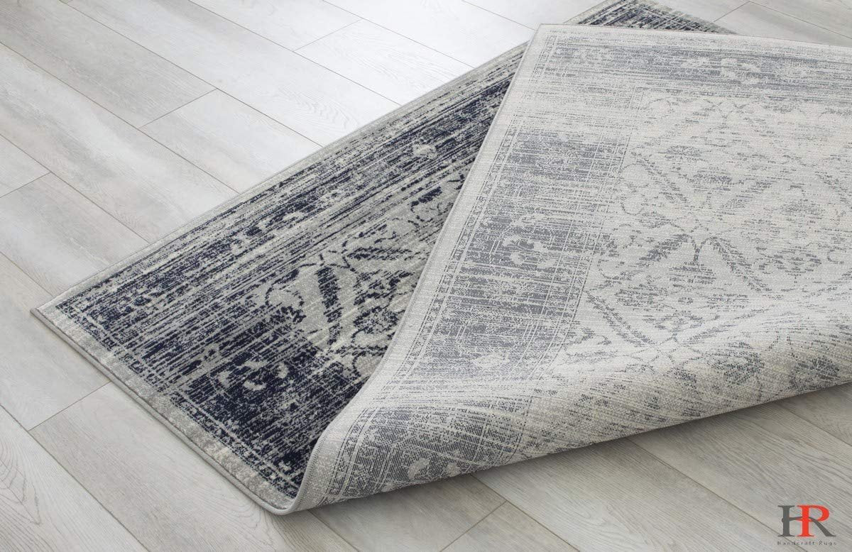 Allover Pattern Distressed Rug #95