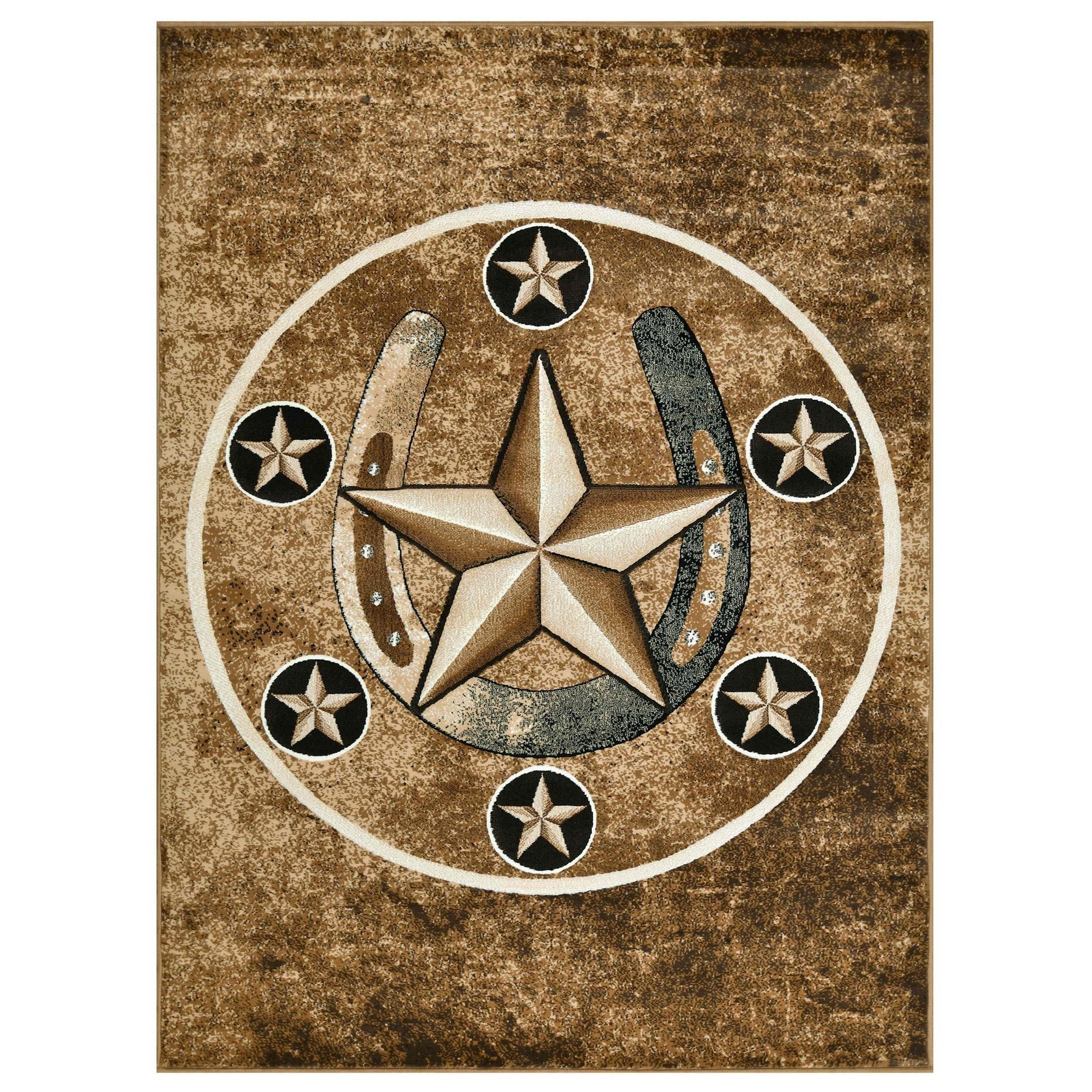 Texas Star Cowboy Area Rug For Livingroom #64