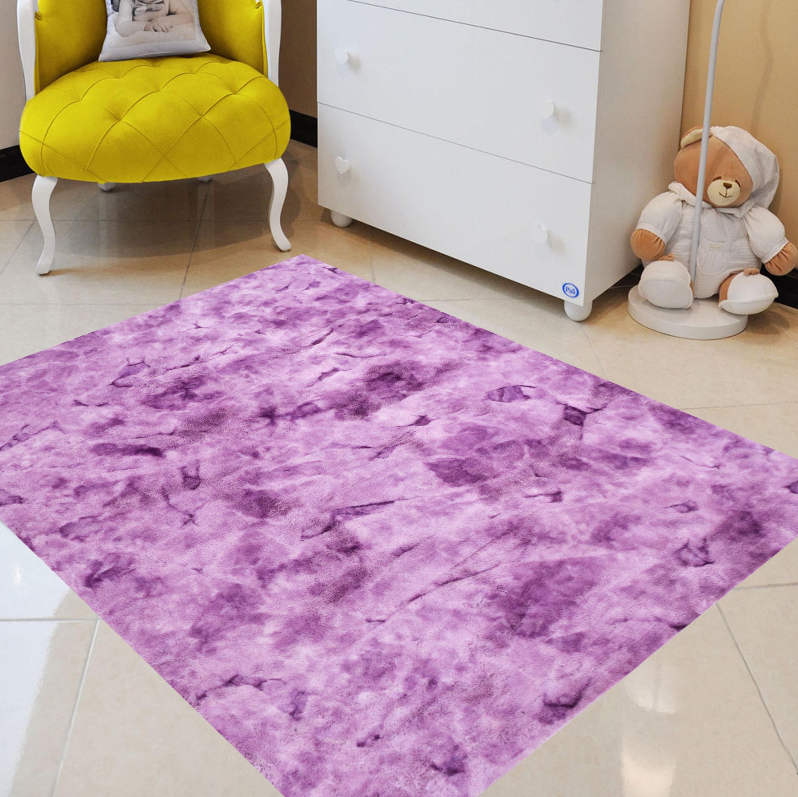 Fur Faux Rug Non-Slip Backing